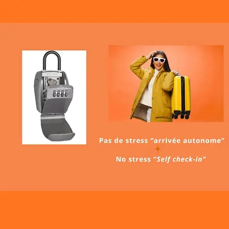 아파트 L'oranger Cosy, Moderne, Parking Prive, Proche Tramway 생드니
