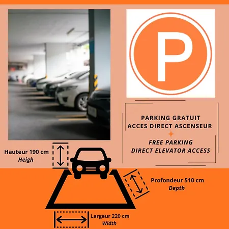 L'oranger Cosy, Moderne, Parking Privé, Proche Tramway Appartamento